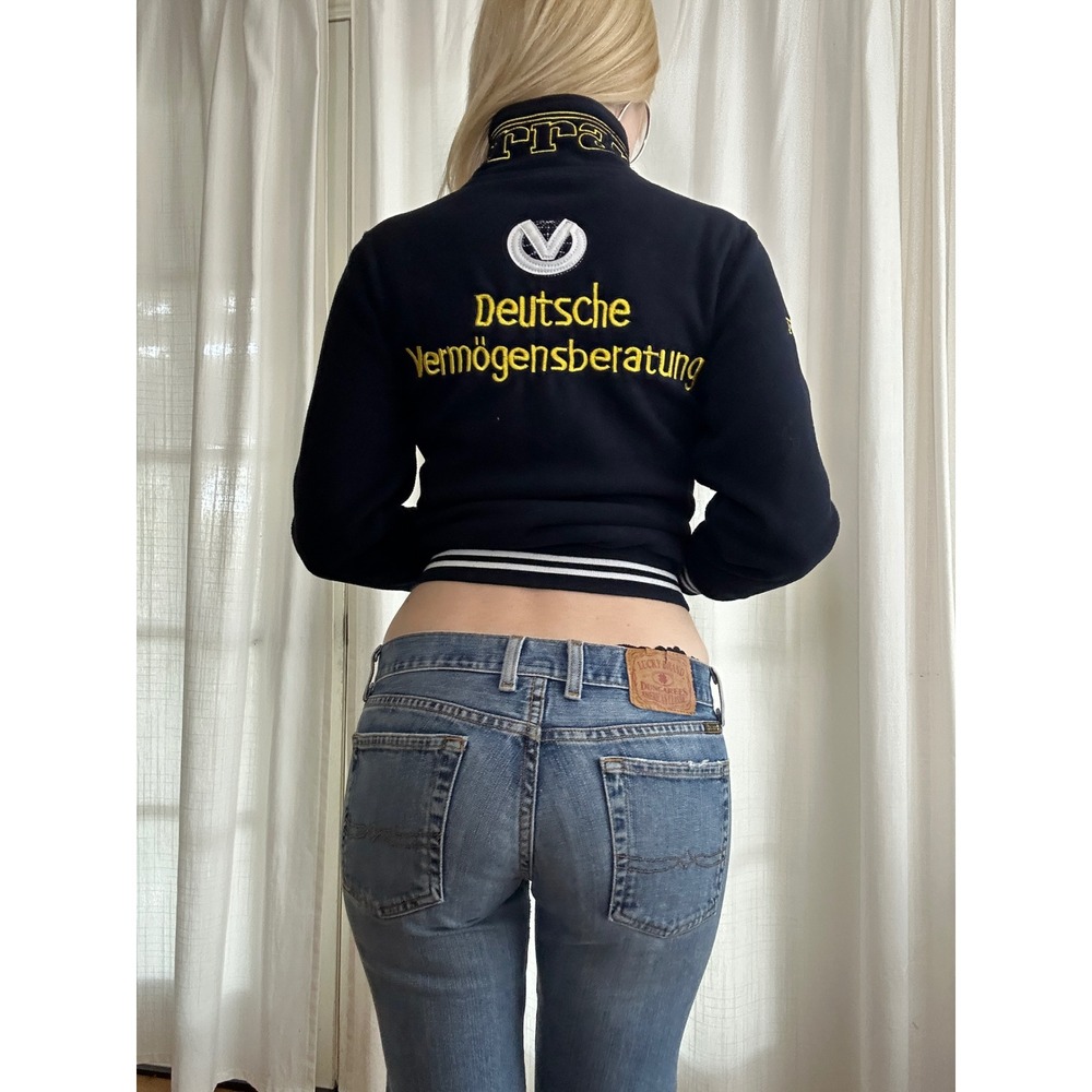 Vintage Y2K Ferrari zip up fleece jacket